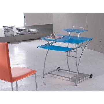 Glass and Metal Computer Desk- Manufacturer Chinafactory.com