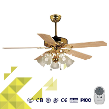 Gold Color Fancy Cool Ceiling Fans