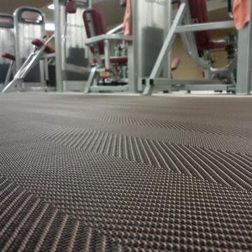 Gymnasium fitness flooring solution by texlyweave woven