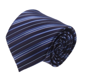 Hand Made Microfibre Stripe Necktie - Chinafactory.com