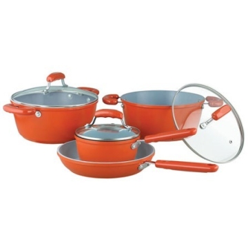 Hard-anodized Aluminum 7pcs Cookware Set - Chinafactory.com