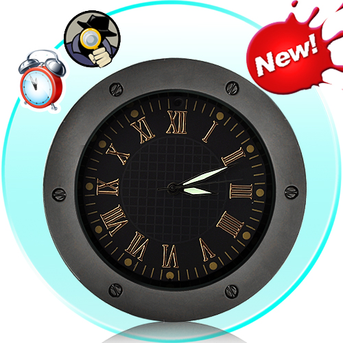 High Definition Spy Camera Clock with Motion Detection (4GB)
