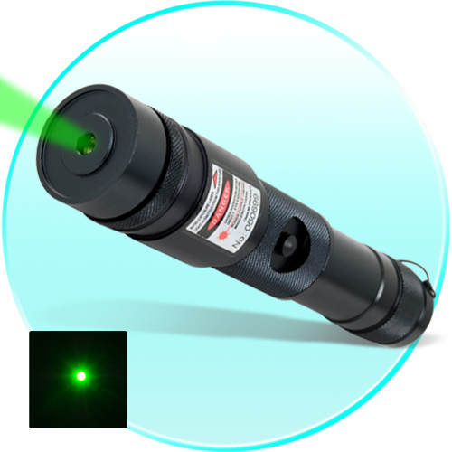 High Power 100mW Green Laser Pointer - All Metal Combat Edition