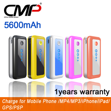 High capacity 5600mah power bank for blackberry