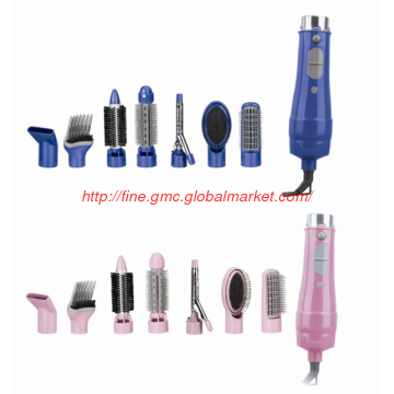 Hot Hair Styler with 15 Attachment and Dual Voltage