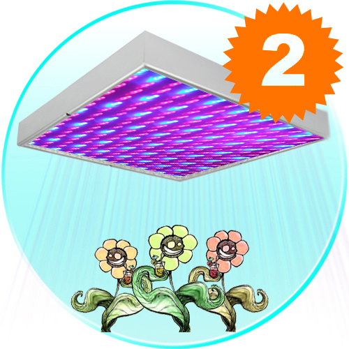 LED Grow Light with Super Harvest Colors (NASA Red and Blue)