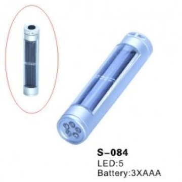 LED solar powered flashlight - Manufacturer Chinafactory.com