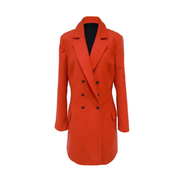 Ladies Double-breasted long coat