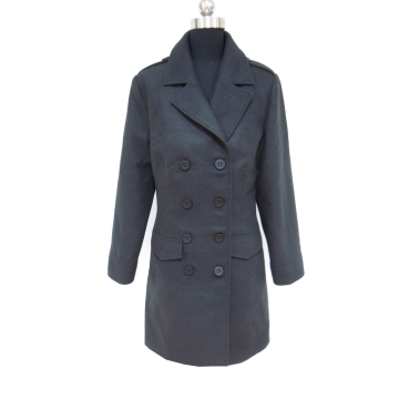 Ladies Double-breasted long coat