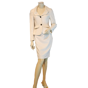 Ladies' Designer Suits White Dress-Manufacturer Chinafactory.com