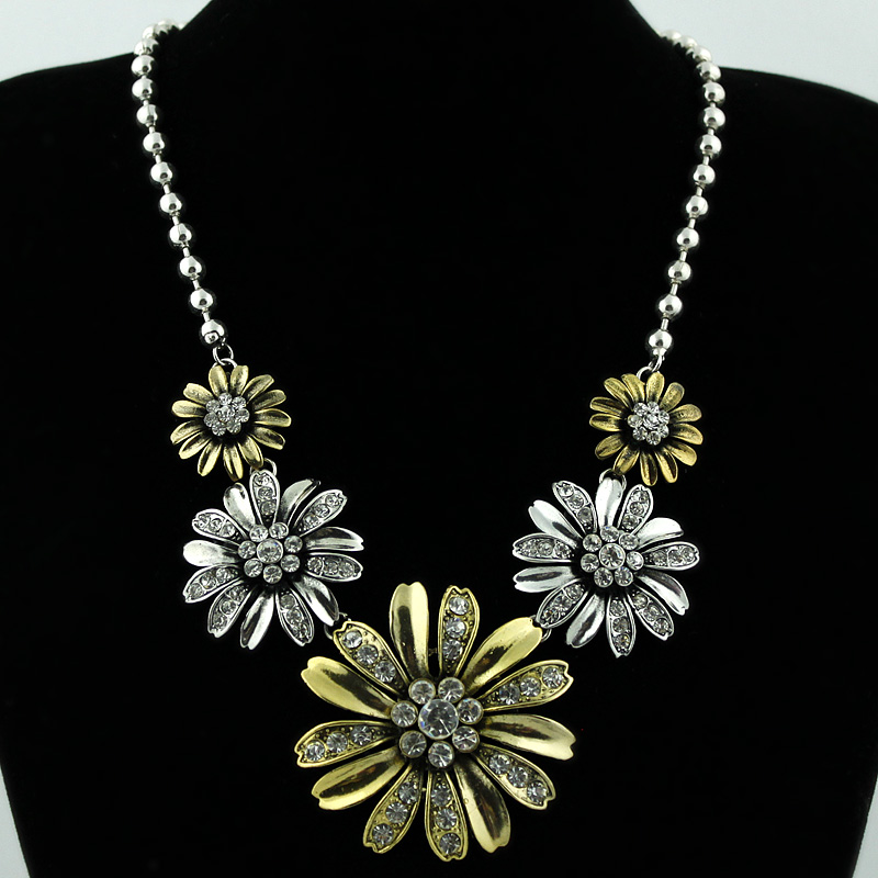 Ladies' Fashion Alloy Jewelry Necklace- Chinafactory.com