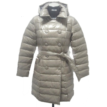 Lady's Woven Down Jacket - Manufacturer Chinafactory.com