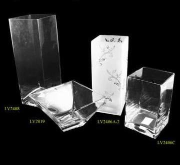 Large Square Tank Vase & Twist Bowl - Chinafactory.com