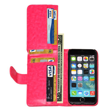 Leather Case with Card Slots for iPhone 6 Plus