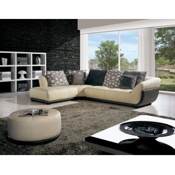 Leather Sofa with Cream Color - Manufacturer Chinafactory.com