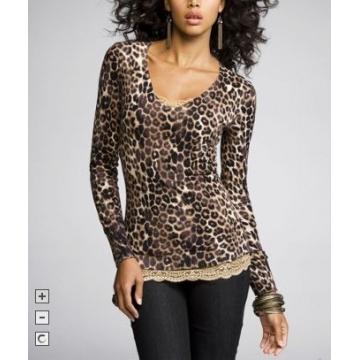 Leopard Sweater- V Neck Sweater