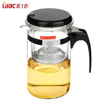 Lilac 500ML glass tea pot
