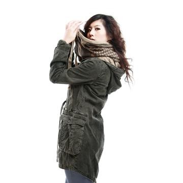 Long Cotton-padded Coat - Chinafactory.com
