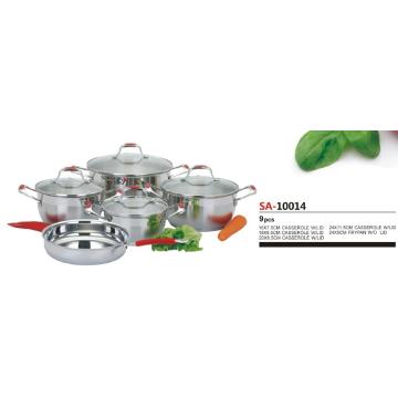 Luxury 9pcs Stainless Steel Cookware Sets - Chinafactory.com