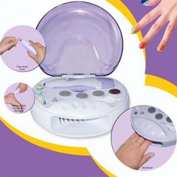 Manicure and Pedicure Set with Nail Dryer