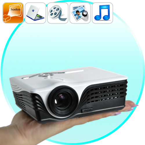 MediaMax - Multimedia Mini Projector (SD Card + USB)