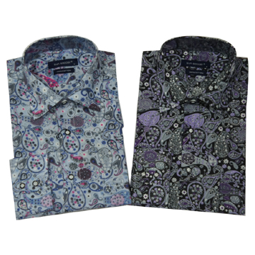 Men's Fashion Cotton Print Shirt - Manufacturer Chinafactory.com
