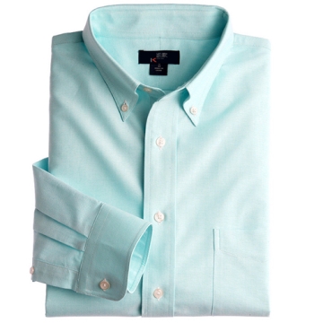 Men's Light Green Dress Shirt - Manufacturer Chinafactory.com