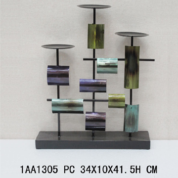 Metal Glossy Finish Table Candle Holder Decor - Chinafactory.com