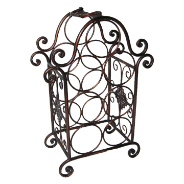 Metal Wine Holder with Antique Finish - Chinafactory.com Metal Wine Holder with Antique Finish - Chinafactory.com