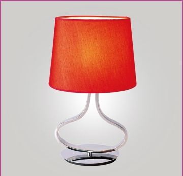 Modern Red Fabric Table Lamp - Manufacturer Chinafactory.com