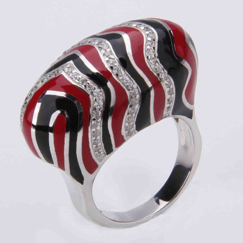 Multi-Color Enamel Plated Jewelry Ring - Chinafactory.com Multi-Color Enamel Plated Jewelry Ring - Chinafactory.com