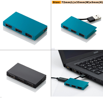 New Style -- USB2.0 4 Port USB Hub - Chinafactory.com