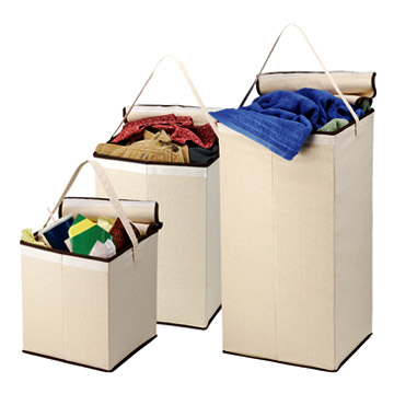 New Useful Canvas Folding Laundry Hamper - Chinafactory.com