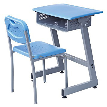 New model of single student desk and chair