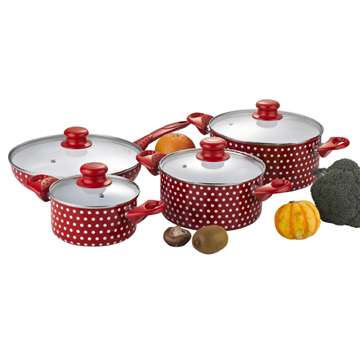 Non-stick Cookware Set with Decal Painting- Chinafactory.com