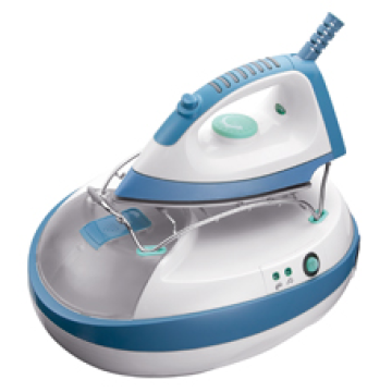 Non-stop/refillable steam generator with removable iron rest