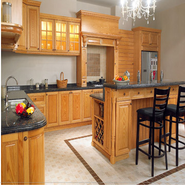 Oak Solid Wood Kitchen Cabinet - Manufacturer Chinafactory.com Oak Solid Wood Kitchen Cabinet - Manufacturer Chinafactory.com
