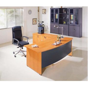 Office Desk, Panel Office Table, Cherry Color - Chinafactory.com