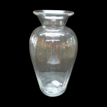 Organic Ribbed Glass Vase - Manufacturer Chinafactory.com
