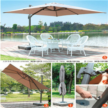 Outdoor square roma umbrella