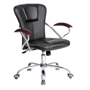 PU Leather High Back Office Chair with Chrome arms and base PU Leather High Back Office Chair with Chrome arms and base