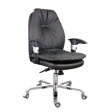 PU Leather High Back Office Chair with Adjustable arms & Chrome PU Leather High Back Office Chair with Adjustable arms & Chrome