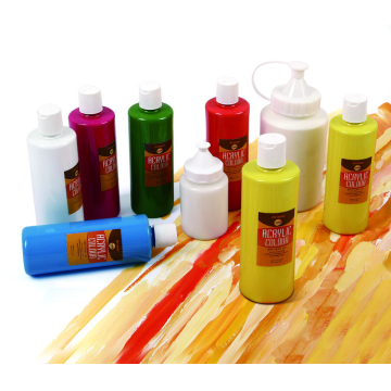 Paint in plastic tube