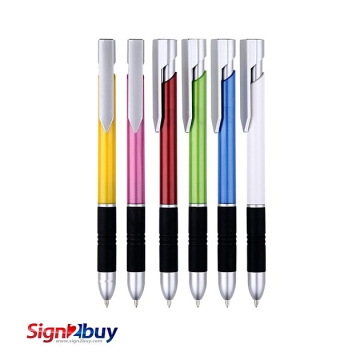 Pearlized Color Barrel,Silver Sprayed Clip Ball Pen