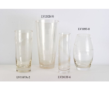 Pearlized Gold Glass Vase Set - Manufacturer Chinafactory.com
