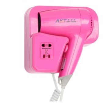 Plastic Wall mounted hotel hair dryer - Chinafactory.com