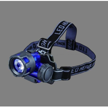 Plastics 3w LED Headlamps with 3 AAA Battery  - Chinafactory.com