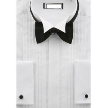 Pleat Wing Collar Dress Shirt - Manufacturer Chinafactory.com