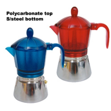 Poly Carbonate Espresso Coffee Maker - Chinafatory.com Poly Carbonate Espresso Coffee Maker - Chinafatory.com
