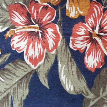 Printed Linen/Cotton Fabric for Garments